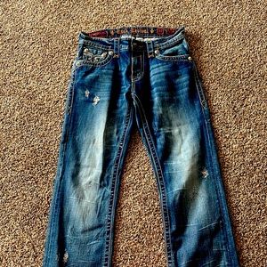 Mens Rock revival jeans 32